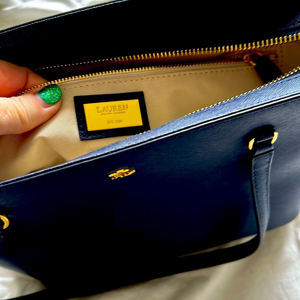 Ralph Lauren Carrington Bucket Purse